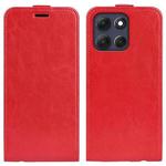 For Motorola Moto G86 5G R64 Texture Single Vertical Flip Leather Phone Case(Red)
