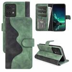 For Motolora Edge 50 Fusion Stitching Horizontal Flip Leather Phone Case(Green)