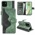 For Motolora Edge 40 Stitching Horizontal Flip Leather Phone Case(Green)