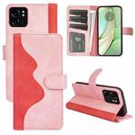 For Motolora Edge 40 Stitching Horizontal Flip Leather Phone Case(Red)