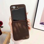For Samsung Galaxy Z Flip5 5G Heat Sensitive PC Protective Phone Case(Brown)