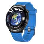 For Huawei Watch GT3 Pro 46mm 22mm Diamond Textured Silicone Watch Band(Midnight Blue)