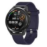 For Huawei Watch GT2 Pro 22mm Diamond Textured Silicone Watch Band(Purple)