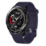 For Huawei Watch GT2 46mm 22mm Diamond Textured Silicone Watch Band(Purple)