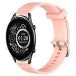 For Xiaomi Haylou RT2 LS10 22mm Diamond Textured Silicone Watch Band(Pink)