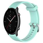 For Amazfit GTR 2e 22mm Diamond Textured Silicone Watch Band(Water Duck)
