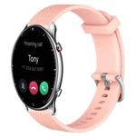 For Amazfit GTR 2 22mm Diamond Textured Silicone Watch Band(Pink)