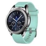 For Samsung Gear S3 Classic 22mm Diamond Textured Silicone Watch Band(Water Duck)