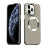 For iPhone 11 Pro CD Pattern Magsafe PC Phone Case(Grey)