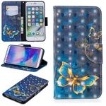 3D Colored Drawing Pattern Horizontal Flip Leather Case for iPhone 7 Plus & 8 Plus, with Holder & Card Slots & Wallet(Butterfly)