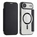 For iPhone 17 Air Shield MagSafe RFID Anti-theft Leather Phone Case(Black)