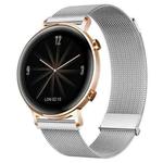 For Huawei Watch GT 2e / GT 42mm/46mm Milan Double Magnetic Steel Mesh Watch Band(Silver)