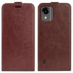 For Nokia C100 R64 Texture Single Vertical Flip Leather Phone Case(Brown)