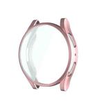 For Samsung Galaxy Watch6 40mm ENKAY Hat-Prince Full Coverage Electroplated Soft TPU Case with Screen Protection(Pink)