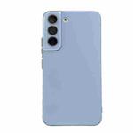 For Samsung Galaxy S23+ 5G Leather Oil PC Hard All-inclusive Phone Case(Blue)