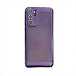 For Huawei P40 Ice Sense Heat Dissipation Electroplating PC Phone Case(Purple)