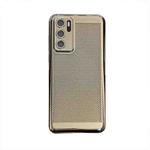 For Huawei P40 Ice Sense Heat Dissipation Electroplating PC Phone Case(Gold)