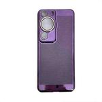 For Huawei P60 Ice Sense Heat Dissipation Electroplating PC Phone Case(Purple)