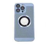 For  iPhone 14 Cooling MagSafe Magnifier Phone Case(Blue)