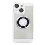 For  iPhone 14 Cooling MagSafe Magnifier Phone Case(White)