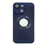 For iPhone 13 Cooling MagSafe Magnifier Phone Case(Royal Blue)