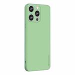 For iPhone 16 Pro PINWUYO Sense Series Liquid Silicone TPU Phone Case(Green)