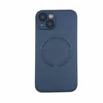 For iPhone 12 Pro MagSafe Leather All-inclusive TPU Shockproof Phone Case(Blue)