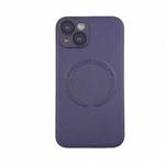For iPhone 13 MagSafe Leather All-inclusive TPU Shockproof Phone Case(Purple)