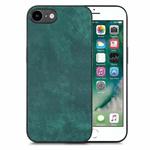 For iPhone 6 / 6s Vintage Leather PC Back Cover Phone Case(Green)