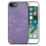 For iPhone 6 / 6s Vintage Leather PC Back Cover Phone Case(Purple)