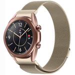 For Samsung Galaxy Watch3 41mm Button Style Milan Magnetic Metal Watch Band(Starlight Color)