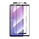 For Sony Xperia 10 V 2pcs ENKAY Full Glue High Aluminum-silicon Tempered Glass Film