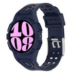 For Samsung Galaxy Watch6 40mm TPU Integrated Silicone Watch Band(Blue)