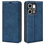 For OPPO Reno14 Pro 5G Global Retro-skin Magnetic Suction Leather Phone Case(Dark Blue)