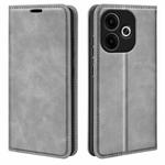 For OPPO A5 Pro Global 5G Retro-skin Magnetic Suction Leather Phone Case(Grey)