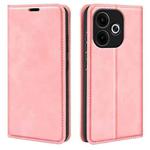 For OPPO A5 Pro Global 5G Retro-skin Magnetic Suction Leather Phone Case(Pink)