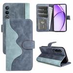 For OPPO A3 Pro Global Stitching Horizontal Flip Leather Phone Case(Blue)