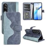 For OnePlus Ace 3V Stitching Horizontal Flip Leather Phone Case(Blue)