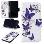3D Colored Drawing Pattern Horizontal Flip Leather Case for Redmi  Note7, with Holder & Card Slots & Wallet(Butterflies)