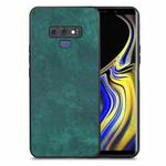For Samsung Galaxy Note9 Vintage Leather PC Back Cover Phone Case(Green)