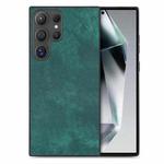 For Samsung Galaxy S25 Ultra 5G Vintage Leather PC Back Cover Phone Case(Green)