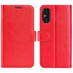 For Sony Xperia 5 V R64 Texture Horizontal Flip Leather Phone Case(Red)