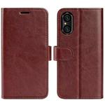 For Sony Xperia 5 V R64 Texture Horizontal Flip Leather Phone Case(Brown)