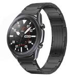 For Samsung Galaxy Watch3 45mm 22mm I-Shaped Titanium Alloy Watch Band(Black)