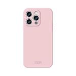 For iPhone 15 Pro Max MOFI Qin Series Skin Feel All-inclusive PC Phone Case(Pink)