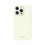 For iPhone 15 Pro MOFI Qin Series Skin Feel All-inclusive Silicone Phone Case(Beige)