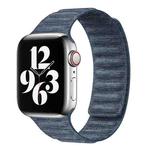 For Apple Watch 7 45mm Denim Magnetic Watch Band(Blue)