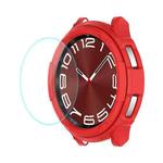 For Samsung Galaxy Watch6 Classic 47mm ENKAY Hat-Prince 2 in 1 TPU Armor Watch Case + 0.2mm 9H Tempered Glass Screen Protector(Red)