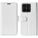 For Xiaomi 14 Pro R64 Texture Horizontal Flip Leather Phone Case(White)