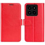 For Xiaomi 14 Pro R64 Texture Horizontal Flip Leather Phone Case(Red)
